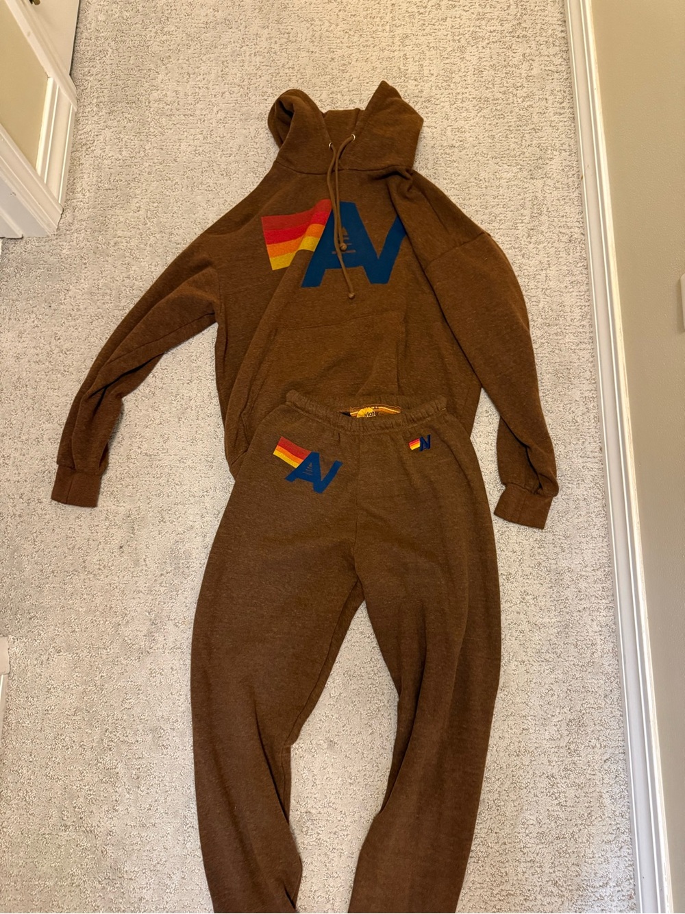 Aviator Nation Brown Set
